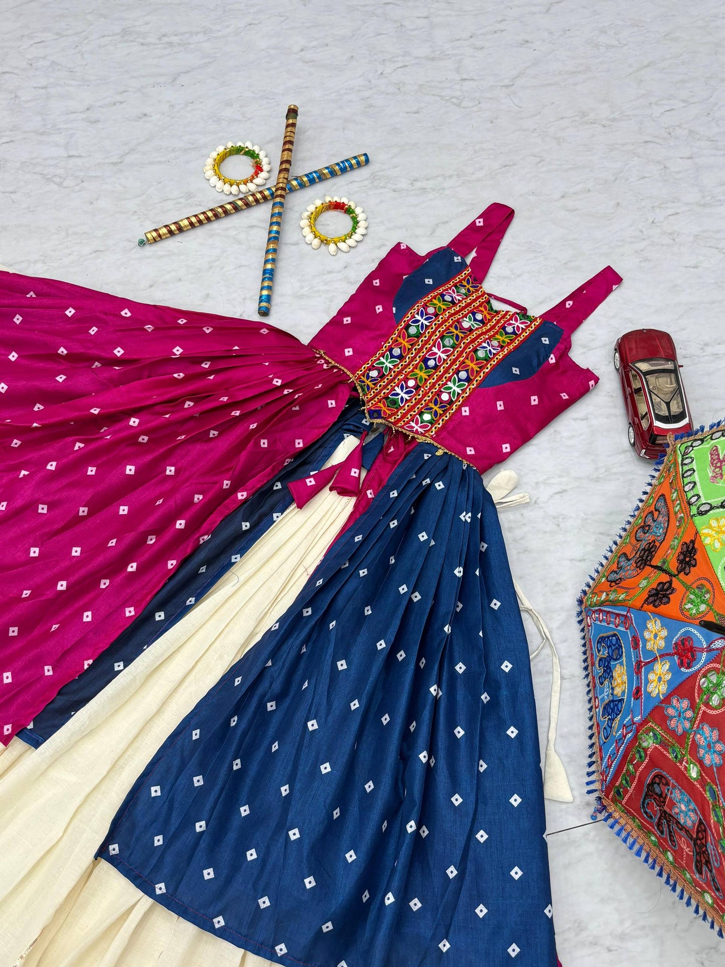 Navratri Special Lehenga Choli with 6 meter Big Flair
