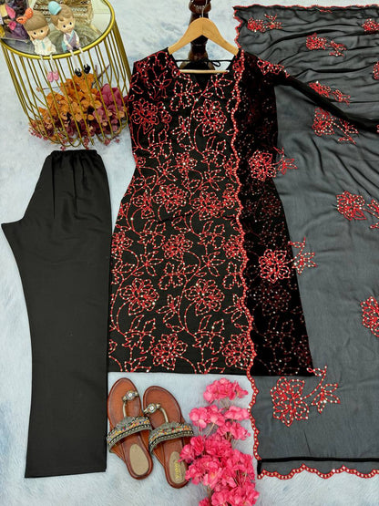 DESIGNER READYMADE TOP BOTTOM & DUPATTA COLLECTIONS