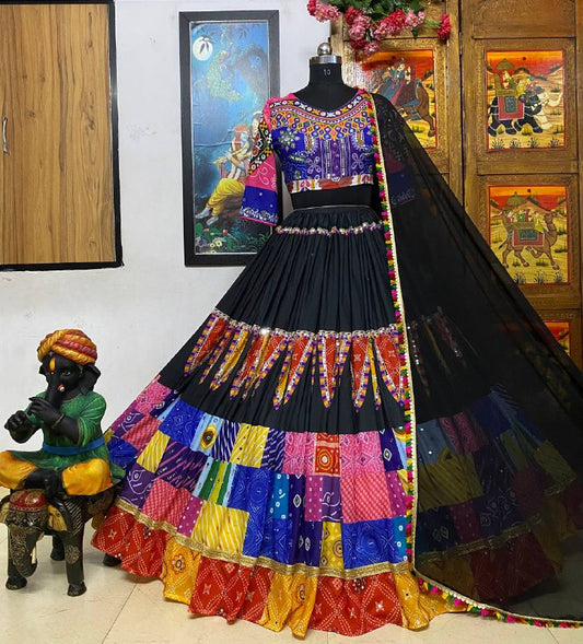 NEW DESIGNER PRINTED LAHENGA CHOLI