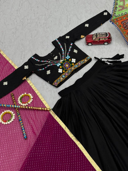 Navratri Special Pure Cotton Lehenga Choli single available wholesale