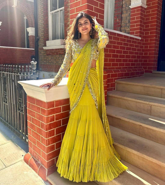 wedding Reday to wear Lehengha  saree