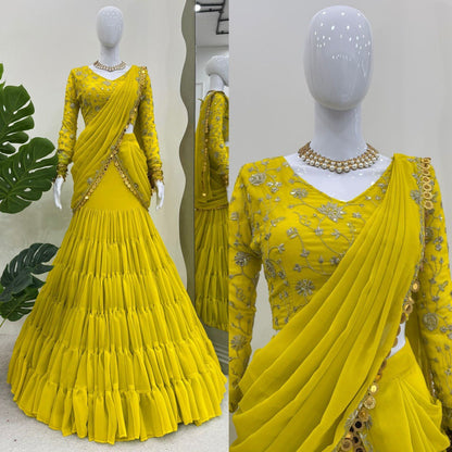 wedding Reday to wear Lehengha  saree