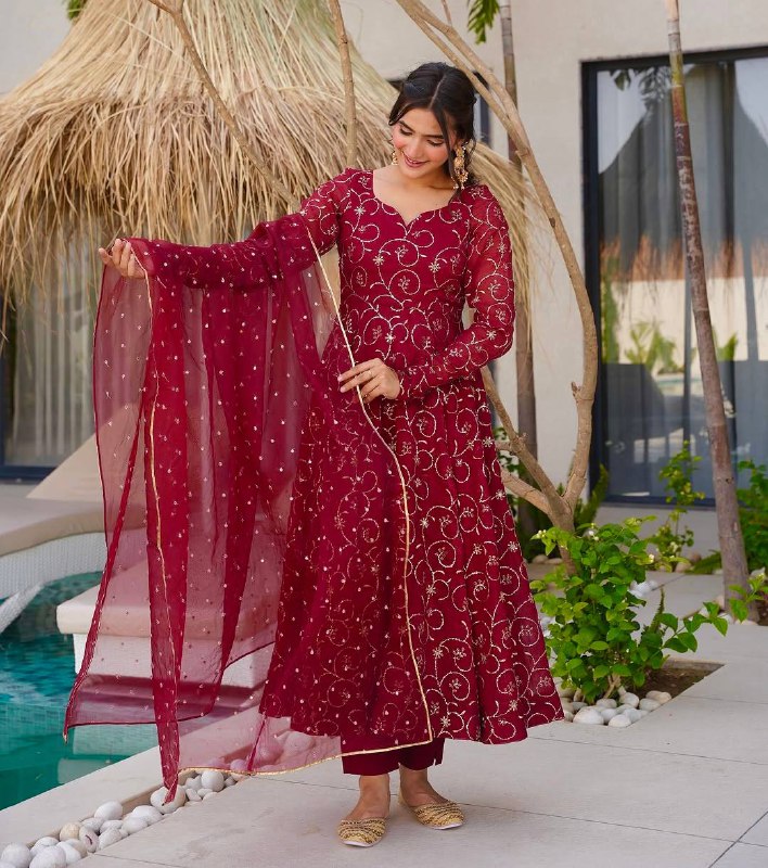 Women’s Ethnic Anarkali Gown single available wholesale