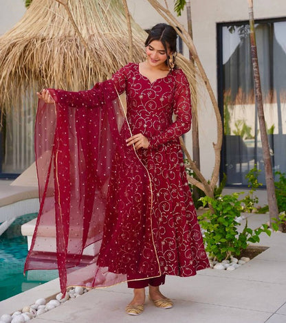 Women’s Ethnic Anarkali Gown single available wholesale