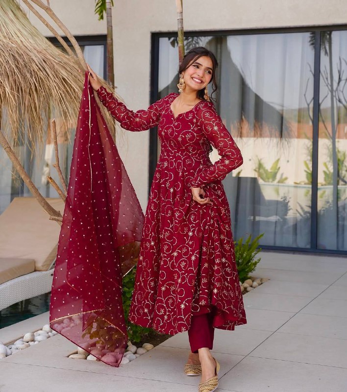Women’s Ethnic Anarkali Gown single available wholesale