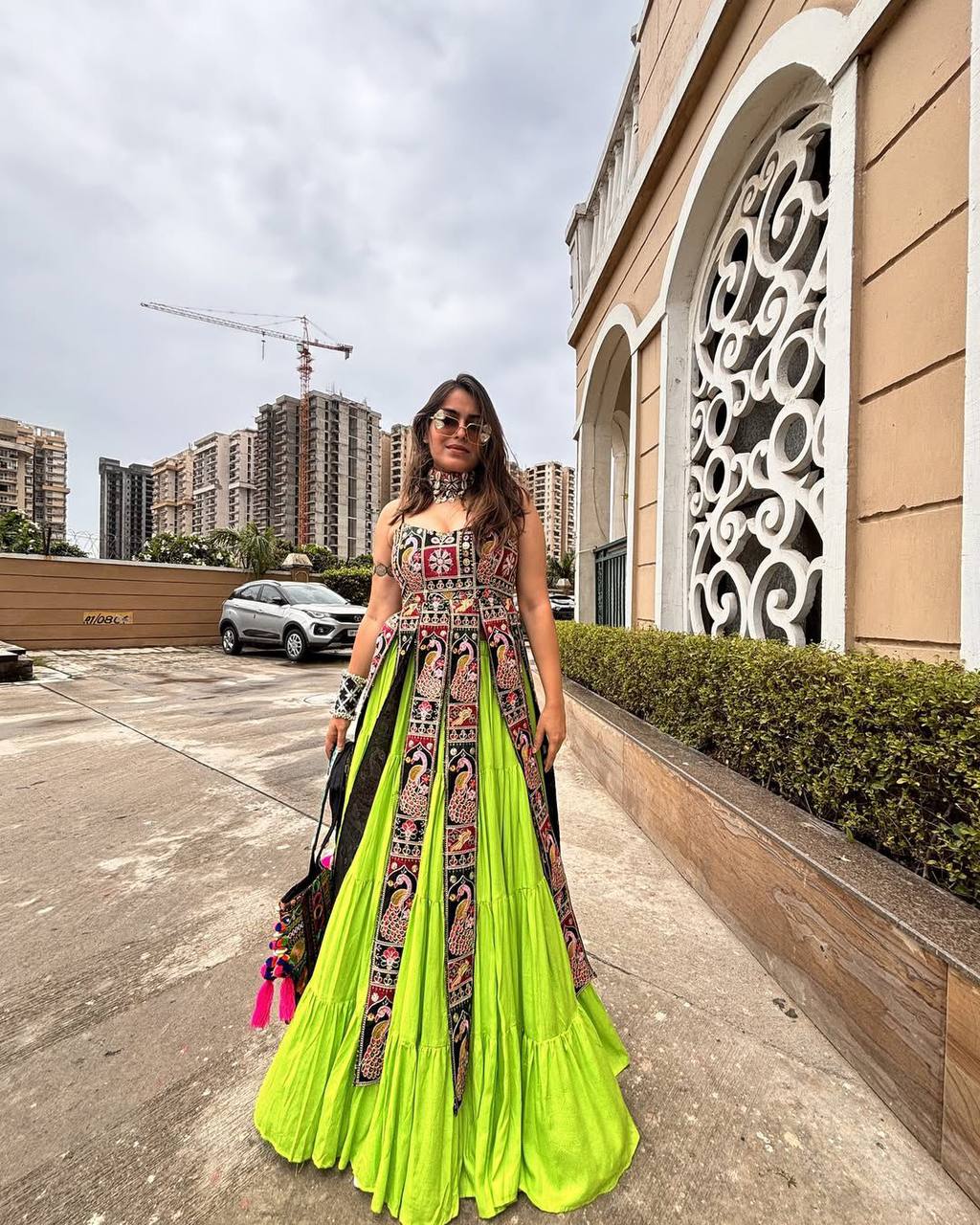 NAVARATRI SEASON OUR EXCLUSIVE AND TRENDING FULL STITCHED LEHENGA CHOLI