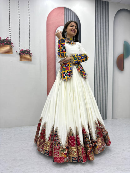 Navratri Special Pure Cotton Lehenga Choli single available wholesale