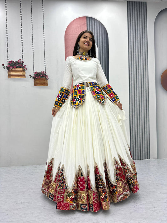 Navratri Special Pure Cotton Lehenga Choli single available wholesale