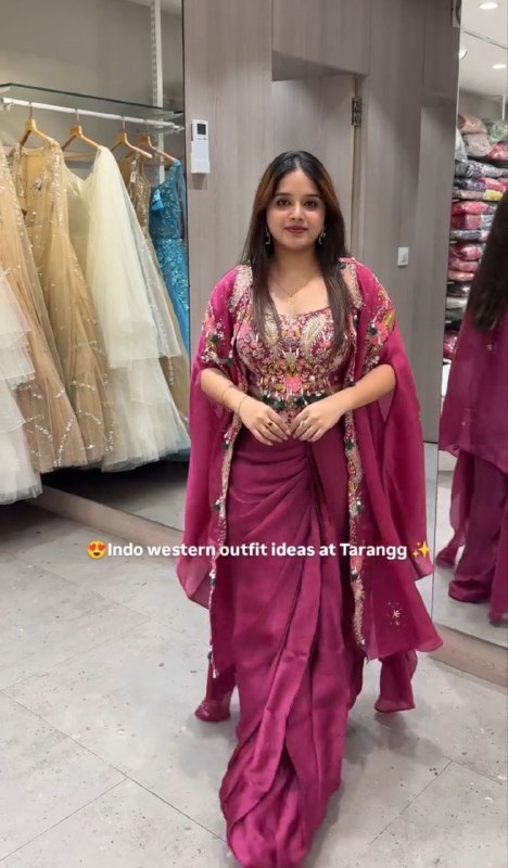 Super Trending Party Wear Shrug with Sarara