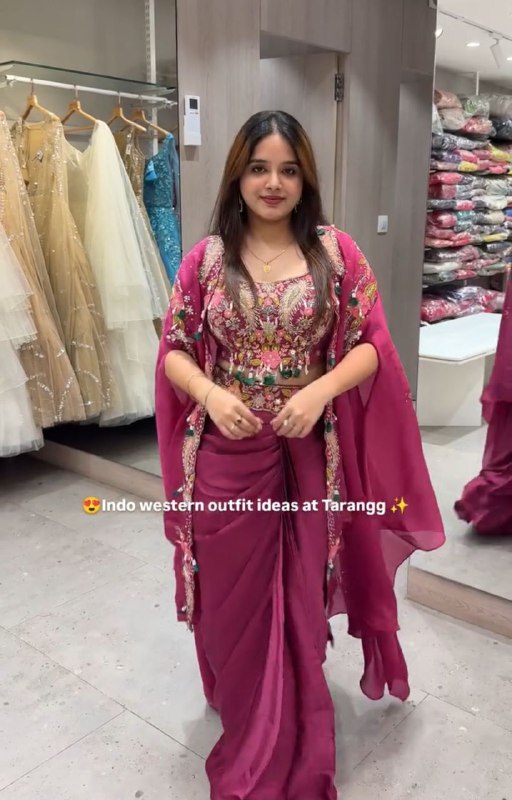 Super Trending Party Wear Shrug with Sarara