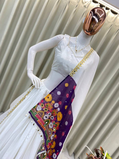 NAVARATRI SEASON OUR EXCLUSIVE FULL STITCHED LEHENGA CHOLI single available wholesale