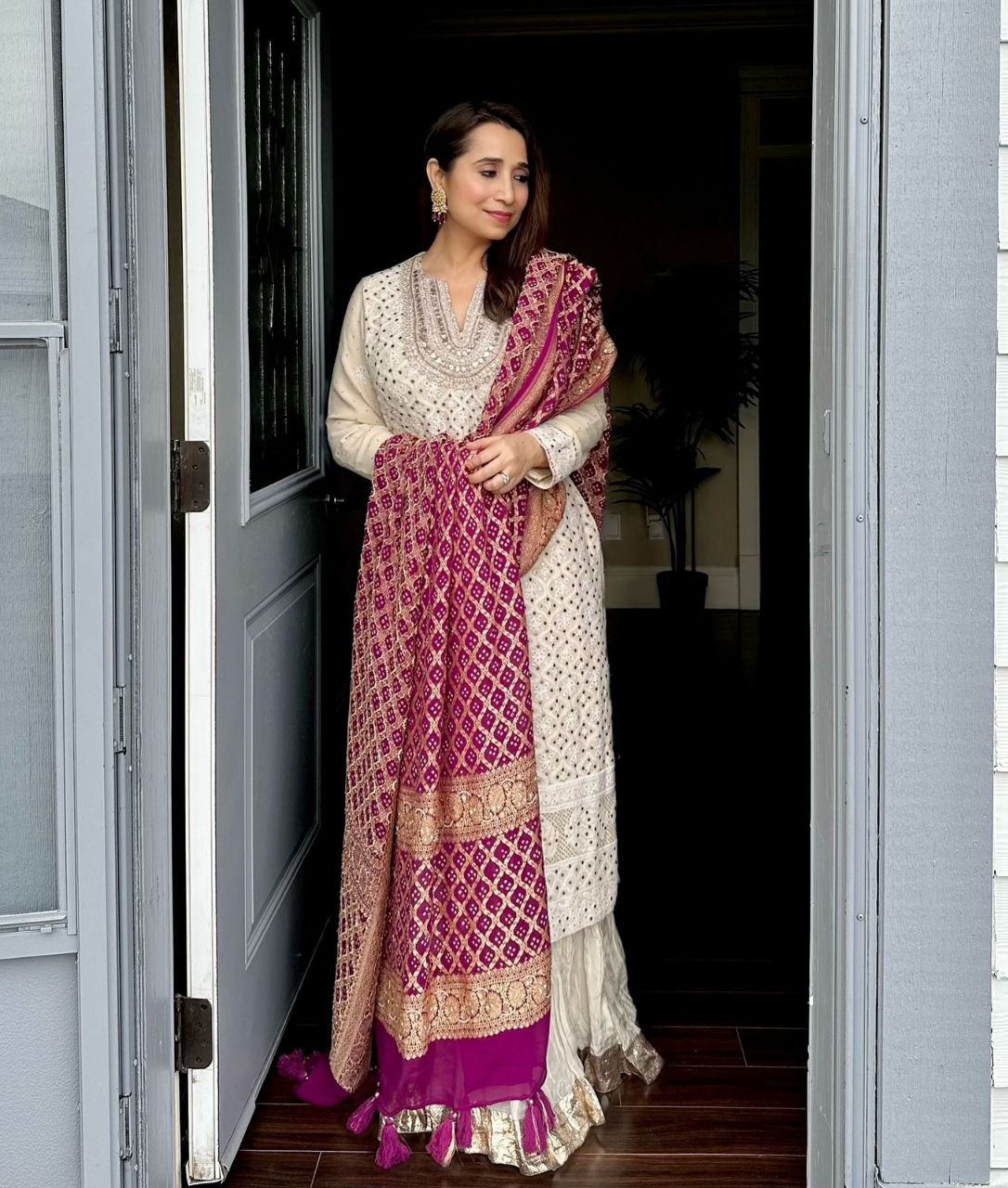 Designer Party Top Pallazo & Dupatta single available wholesale