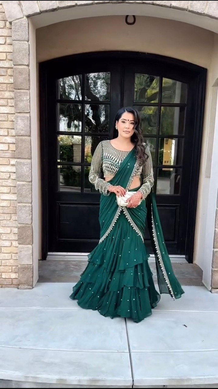 Reday to wear Lehengha  saree