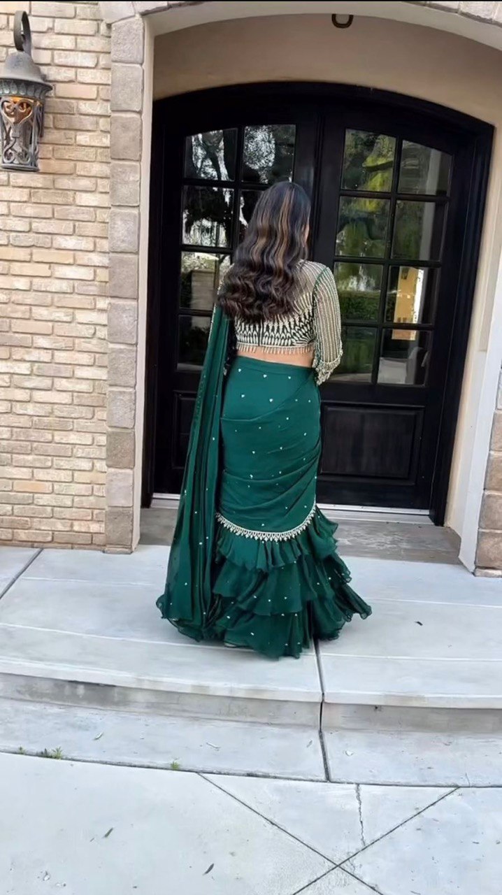 Reday to wear Lehengha  saree