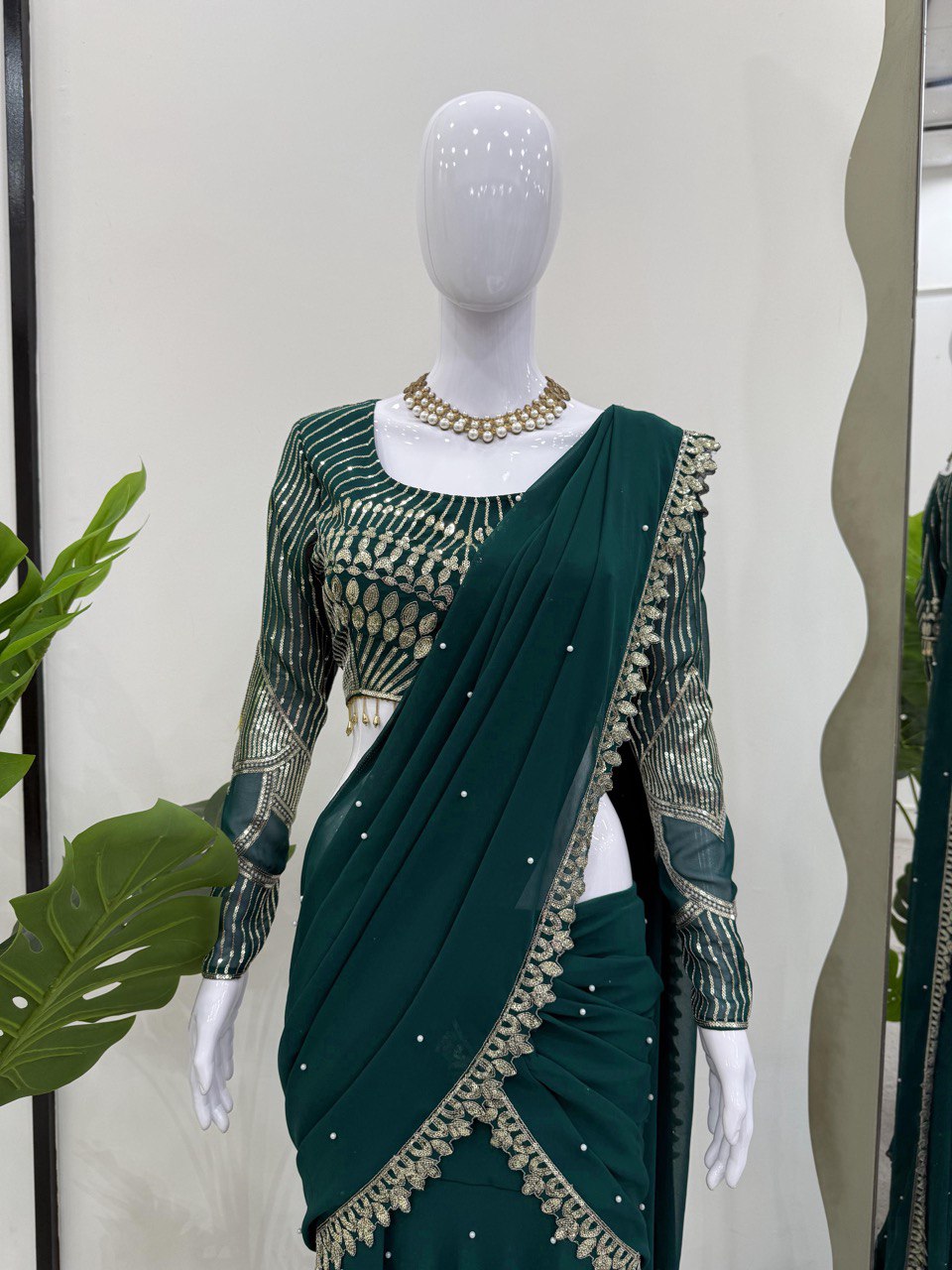 Reday to wear Lehengha  saree