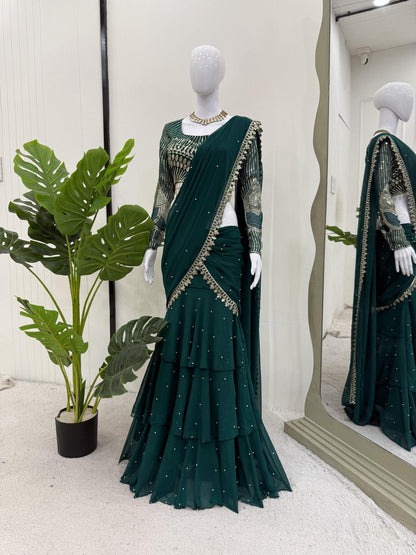 Reday to wear Lehengha  saree