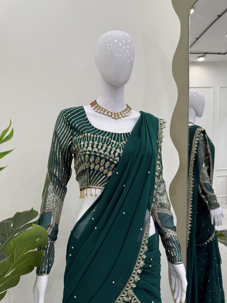 Reday to wear Lehengha  saree