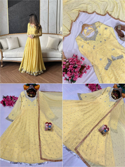 NEW DESIGNER ANARKALI GOWN single available wholesale