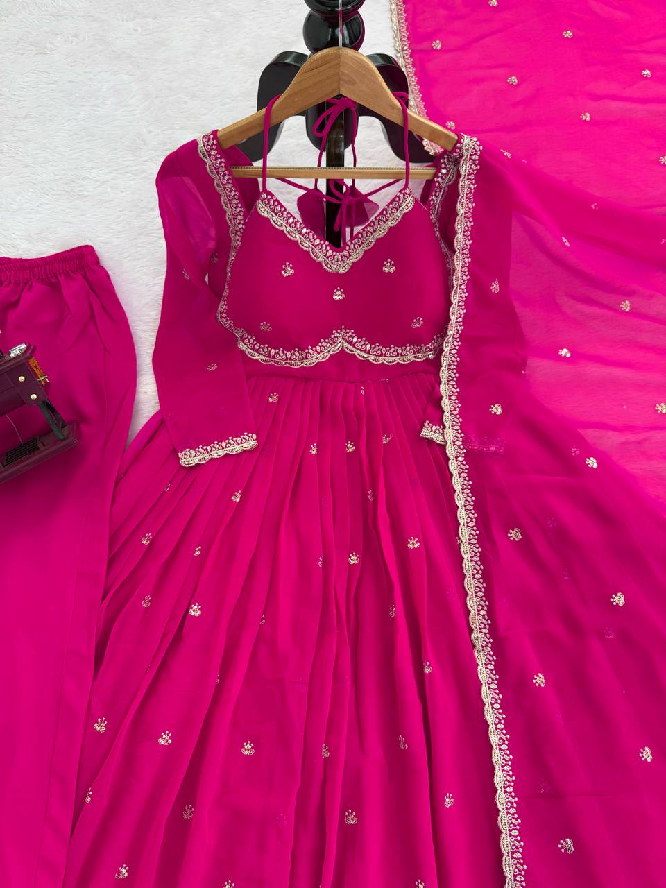 Step into effortless charm with our exclusive 3-piece set – crafted for comfort, stitched with grace. single available wholesale