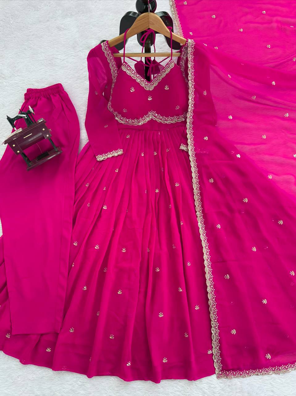 Step into effortless charm with our exclusive 3-piece set – crafted for comfort, stitched with grace. single available wholesale