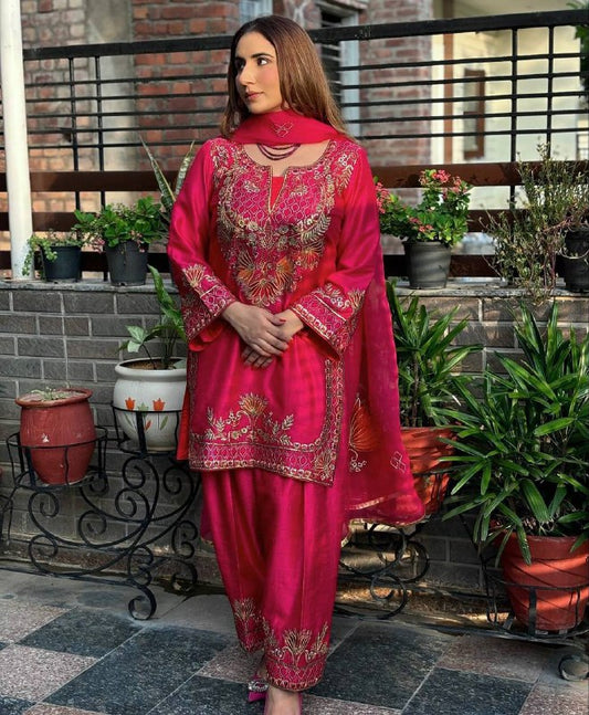 top pant Pure Heavy Chinnon Silk