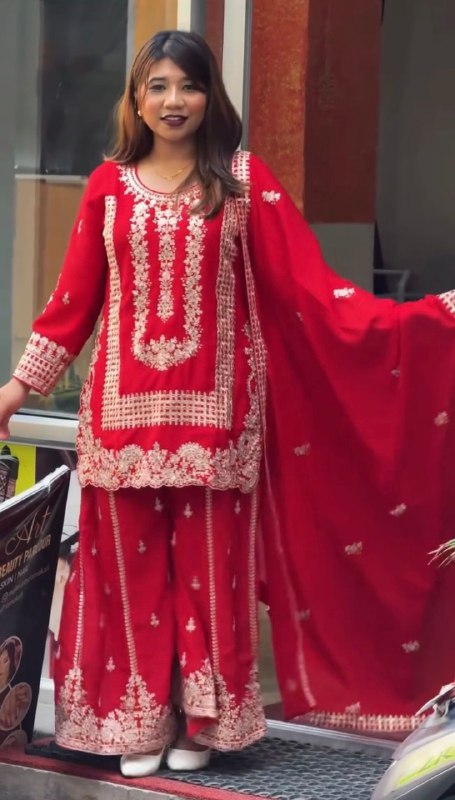 Designer Palzoo Set – Elegant Ethnic Wear ✨ 🎀 Crafted in Classy Tones with Premium Fabric & Detaili