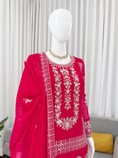 Designer Palzoo Set – Elegant Ethnic Wear ✨ 🎀 Crafted in Classy Tones with Premium Fabric & Detaili
