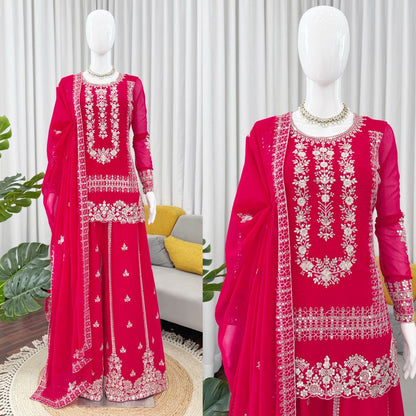 Designer Palzoo Set – Elegant Ethnic Wear ✨ 🎀 Crafted in Classy Tones with Premium Fabric & Detaili