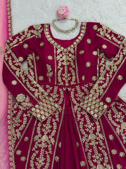 top Lehengha Step into effortless charm with our exclusive 3-piece set – crafted for comfort, stitched with grace