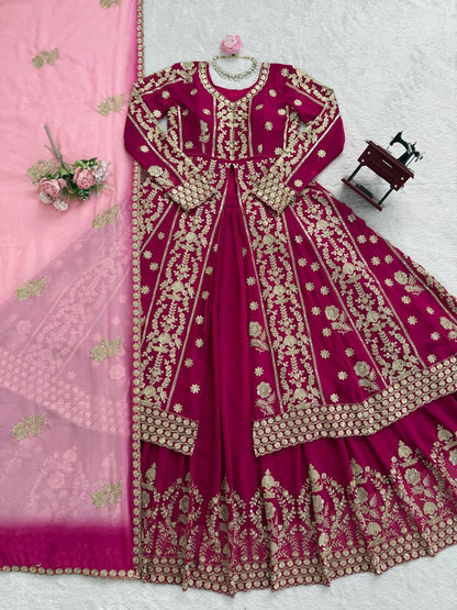 top Lehengha Step into effortless charm with our exclusive 3-piece set – crafted for comfort, stitched with grace