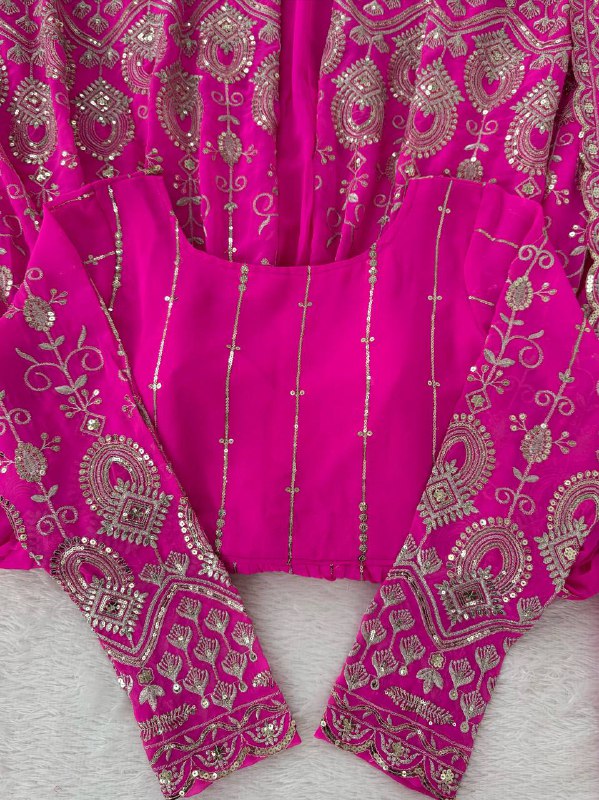 top lehenga Step into effortless charm with our exclusive 3-piece set – crafted for comfort, stitched with grace.