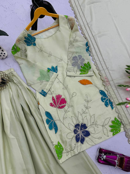 Designer Party Wear Look Collection top  sharara