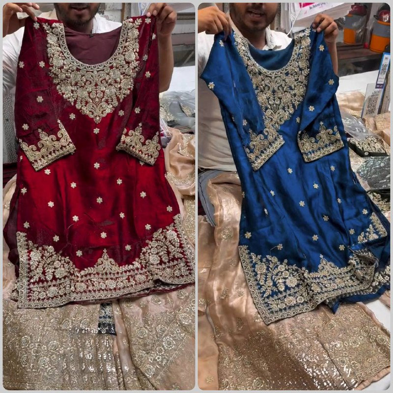 Designer Party Wear Look Collection single available wholesale