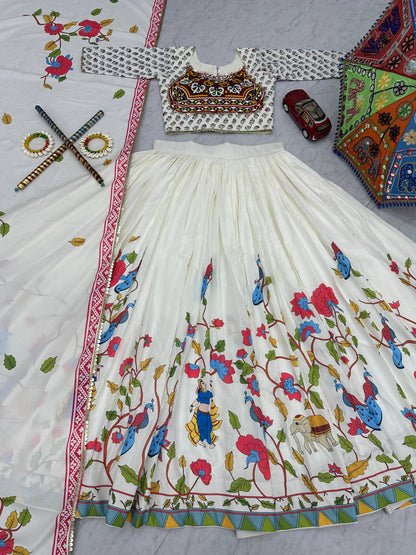 Navratri Special Lehenga Choli With 6 Meter Heavy Flair