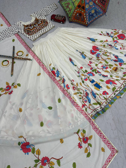 Navratri Special Lehenga Choli With 6 Meter Heavy Flair