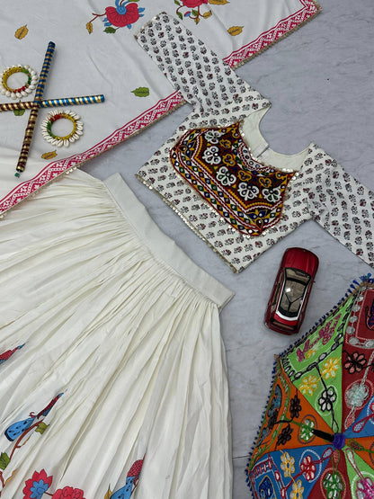 Navratri Special Lehenga Choli With 6 Meter Heavy Flair
