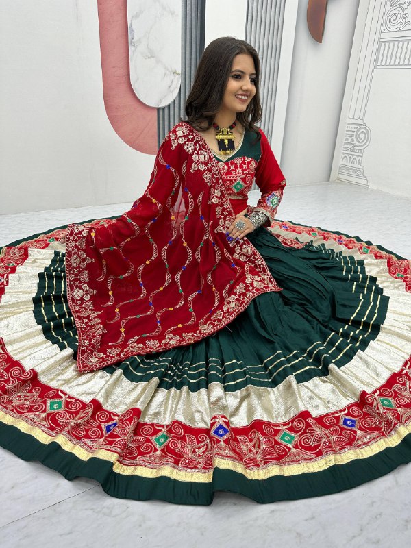 Navratri Special Pure Cotton Lehenga Choli