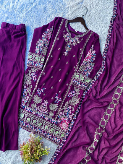 GOWN PANT PAIR  KURTI ,PLAZZO AND DUPATTA