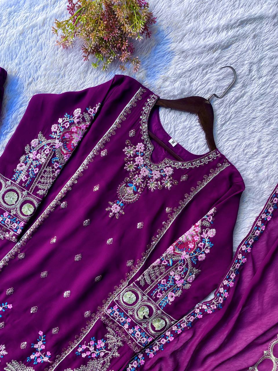 GOWN PANT PAIR  KURTI ,PLAZZO AND DUPATTA