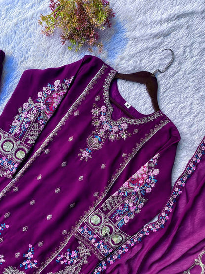 GOWN PANT PAIR  KURTI ,PLAZZO AND DUPATTA
