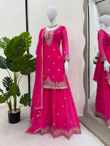 top plazo suit punjabi style