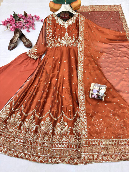 NEW DESIGNER ANARKALI GOWN single available wholesale