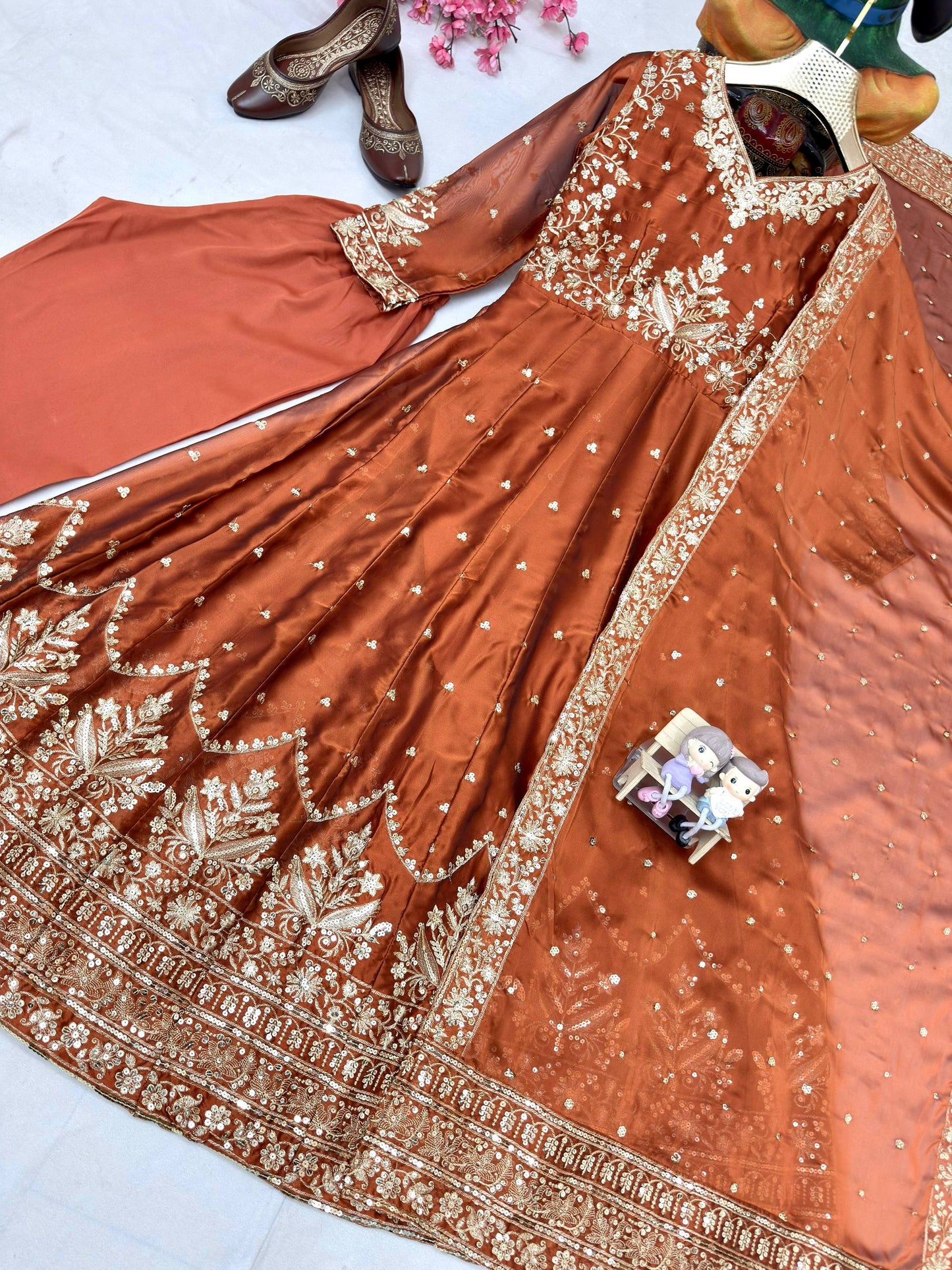 NEW DESIGNER ANARKALI GOWN single available wholesale