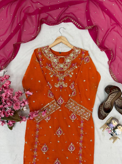 THE BEAUTY OF YOUR WARDROBE WITH THIS NEWLY LAUNCHED KURTI & PLAZZO SET