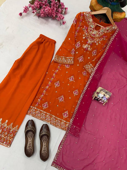 THE BEAUTY OF YOUR WARDROBE WITH THIS NEWLY LAUNCHED KURTI & PLAZZO SET