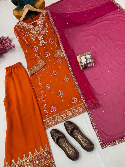 THE BEAUTY OF YOUR WARDROBE WITH THIS NEWLY LAUNCHED KURTI & PLAZZO SET