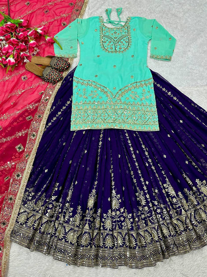 Đěsigner Lehenga -Top In New Fancy Style