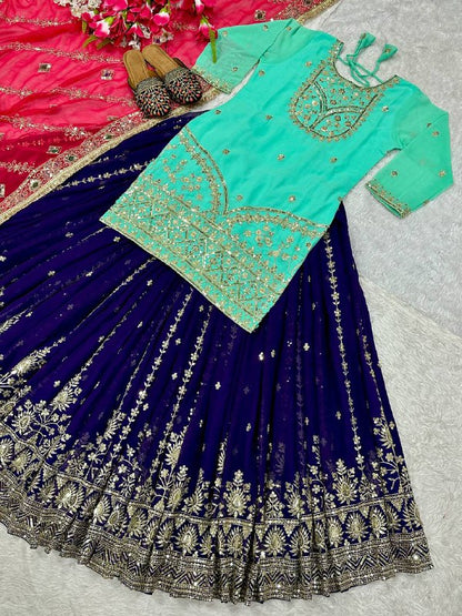 Đěsigner Lehenga -Top In New Fancy Style