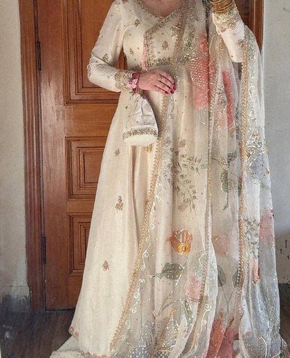 EXCLUSIVE AND DESIGNER SEQUENCE EMBROIDERED 3 PIECE GOWN PAIR