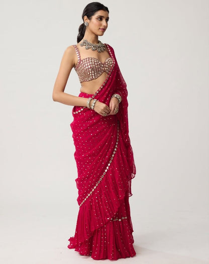 ENHANCE THE BEAUTY OF YOUR WARDROBE WITH THIS NEWLY LAUNCHED ANARKALI GOWN SET